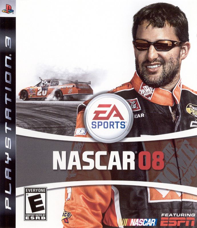 NASCAR 08 box art for Playstation 3